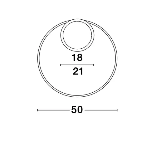 Stropne svietidlo NOVA LUCE 9348072 LED 32W 3000K 1630lm 230V IP20